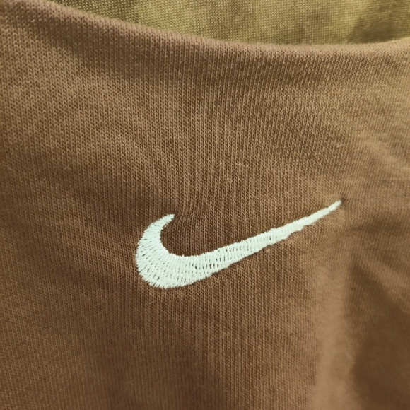 NWOT custom made brown Nike embroided bra top - Picture 7 of 10